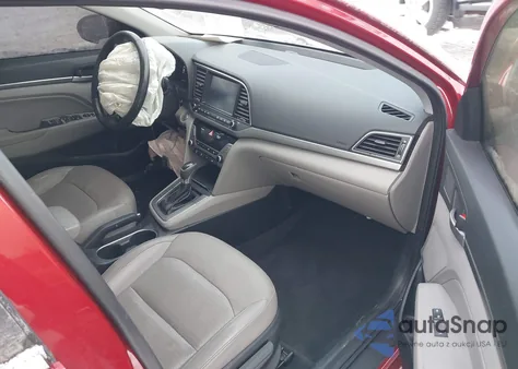 2017 Hyundai Elantra Limited z USA, uszkodzony, nr VIN 5NPD84LF1HH021245